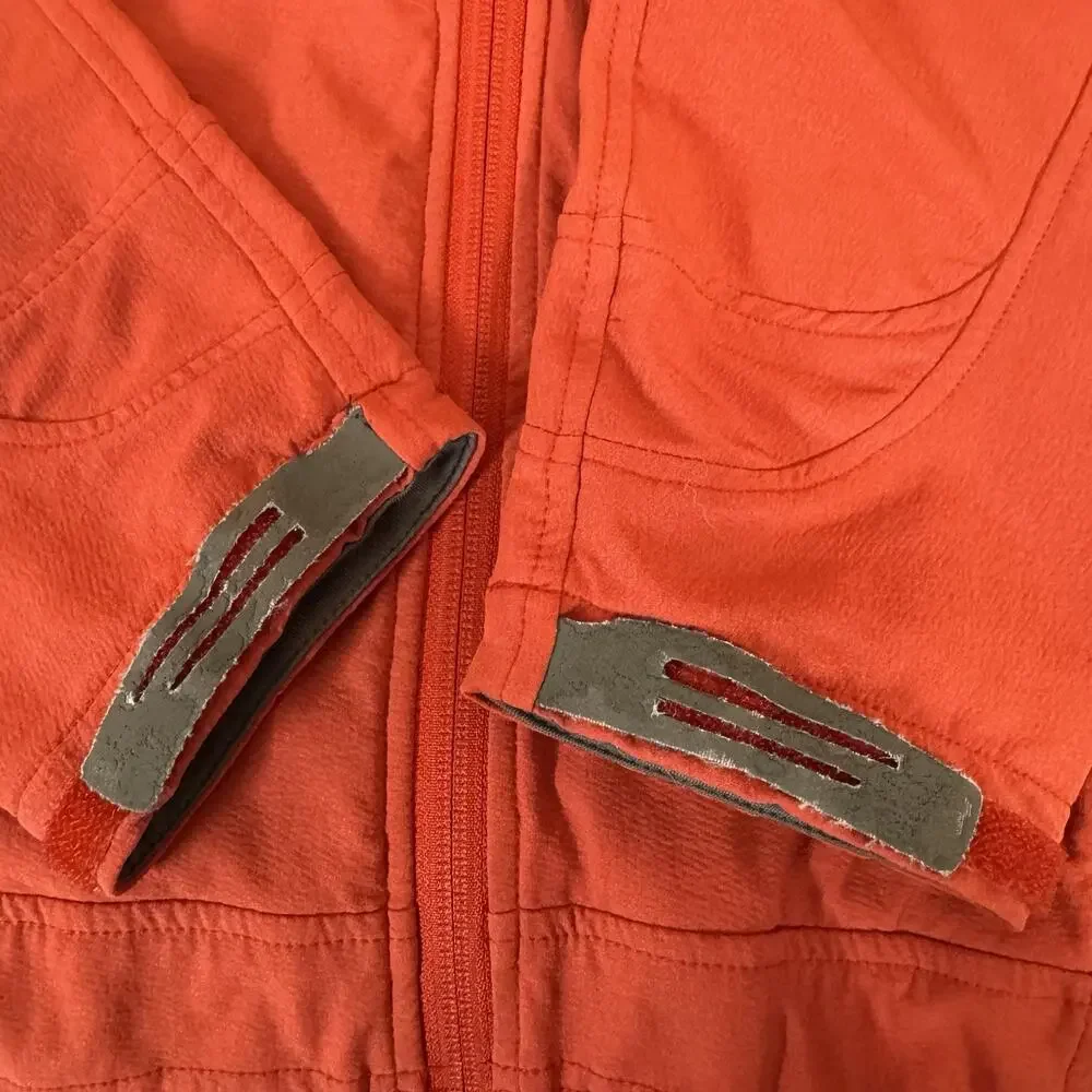 The North Face Flight Series Jacket Men's Size Small Orange Lightweight Full Zip